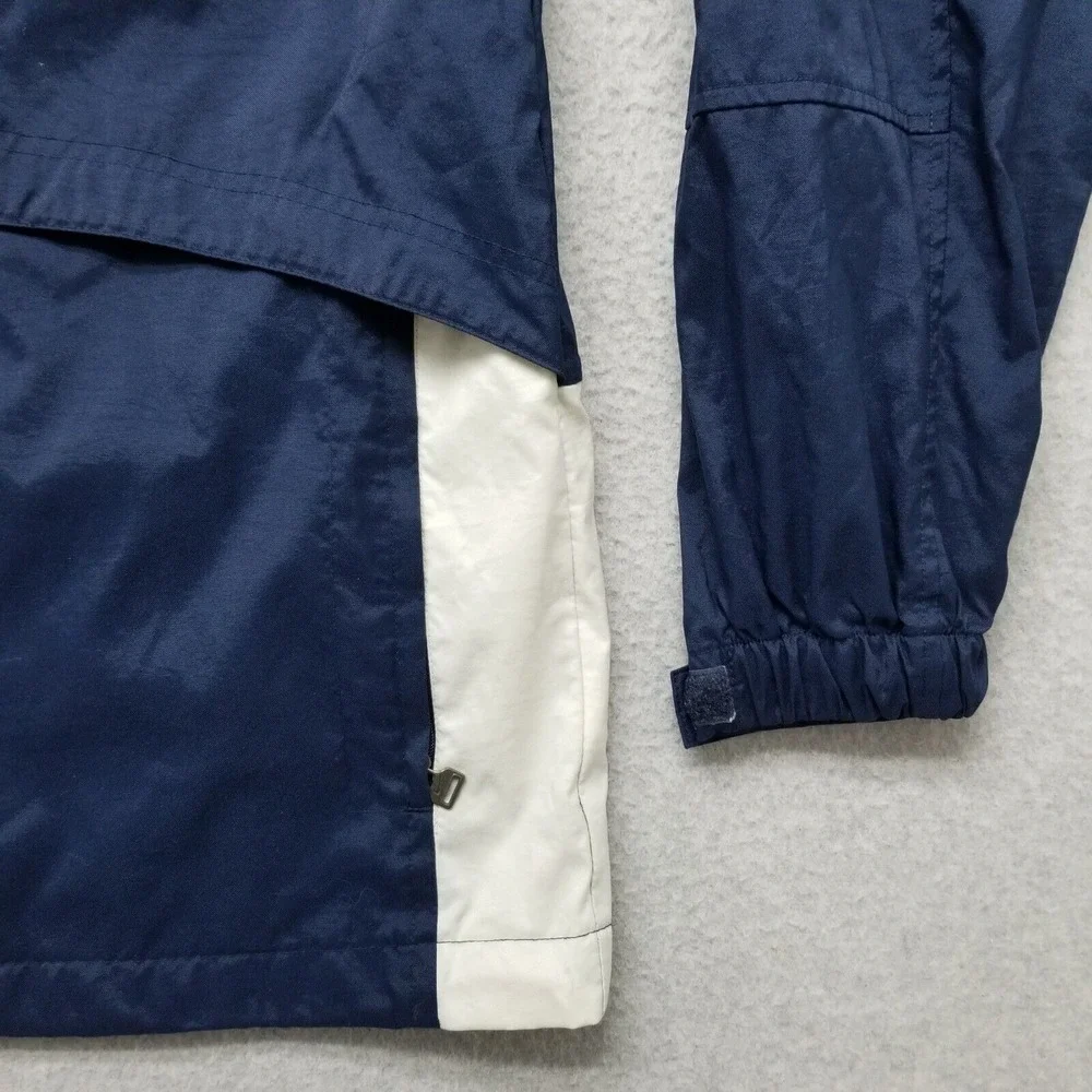 Nike Jacket Mens Large Blue Full‎ Zip Pockets Nylon Windbreaker